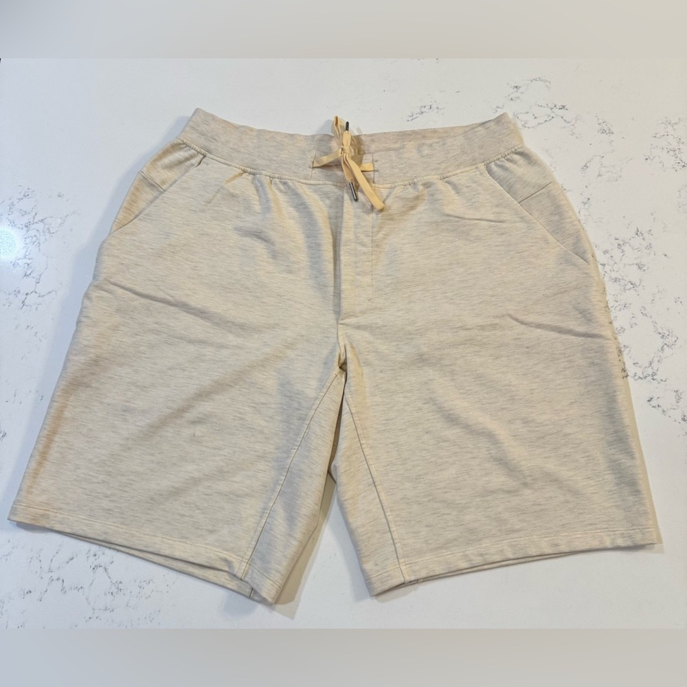 lululemon athletica Men's Cream/Yellow Athletic Shorts